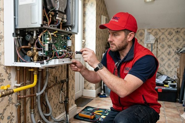 gas boiler fixing